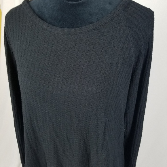 Chaser XL black long sleeve waffle thermal top - Picture 4 of 6